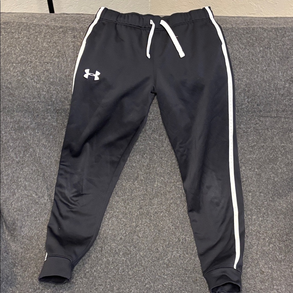 Under Armour Black Pants with White Accents